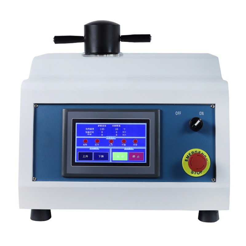 Mesin Pemasangan Spesimen Metalografi Sepenuhnya Otomatis ZXQ-1 Dengan Pendingin Air